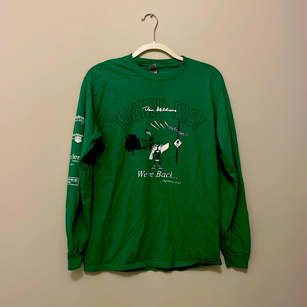 Green Turkey Trot Long Sleeve T-Shirt